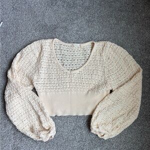 Cropped sweater